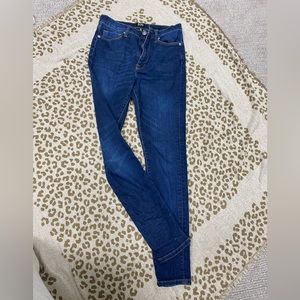 Dark blue jeans